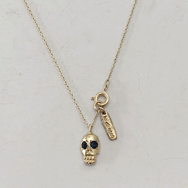 oh, my skull necklace ( all 14k )