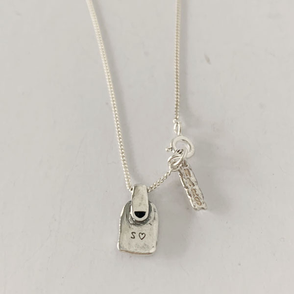 s. tag necklace ( silver ver.)