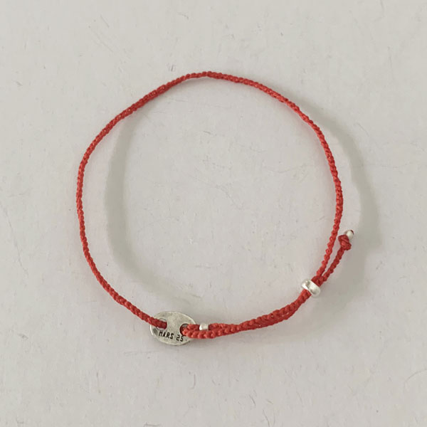 signature bracelet ( red )