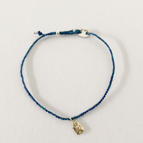 poet bracelet ( mixed blue )
